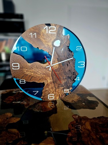 Handgefertigte wanduhr aus - handgefertigte,