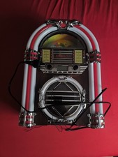 Karcher JB 6604 Jukebox Retro CD MP3 Radio SD MMC Kartenslot USB Lightshow