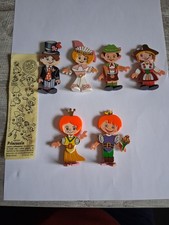 Ü-Ei - 6 Alte Bewegliche Figuren Komplett Satz 1994