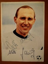 Willi Schulz, Orig.-Autogr., Knorr-Sammelbild, Bergmann,WM 1966,DFB?⚽