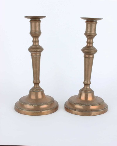 Ein paar bronze leuchter - ein,
