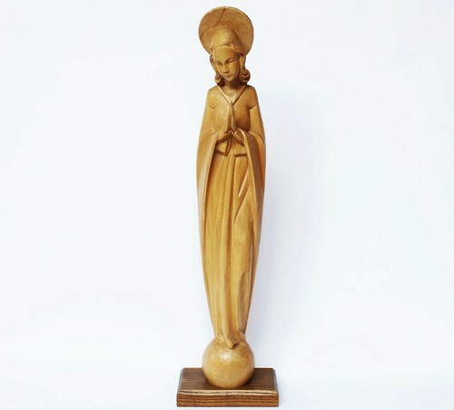 Holz skulptur figur - skulptur,