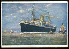 Künstler-AK Passagierschiff