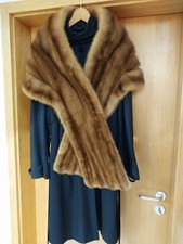 Nerzstola vintage goldfarben