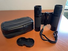 Fernglas 8 x 21 klappbar mit Tragetasche und Linsenschutz