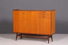 Edles Mid Century Highboard Sideboard Vintage Schrank 60er Jahre Büro Kommode