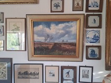 Ölbild, Worpswede, Prof