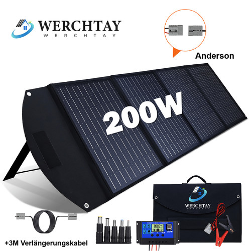 Faltbares solarpanel 200w - faltbares,