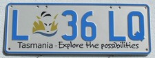 Tasmania Australia Auto Nummernschild Australien  Explore Tasmanien