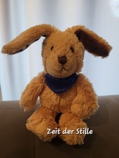TAKE MI / JURO Spielwaren ROSSMANN Hase 20 cm beige blau Stofftier 