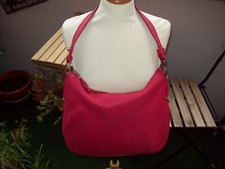 AIGNER Shopper Schultertasche Echtleder rot + NN Schulterriemen Leo-Optik