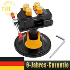Kleine Werkbank Schraubstock Saugnapf 360 Grad Drehbar für Schmuck Bohrmaschine