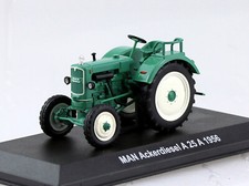 MAN Ackerdiesel A 25A 1956 grün Traktor 1:43 Hachette/UH Modellauto ZZZ 