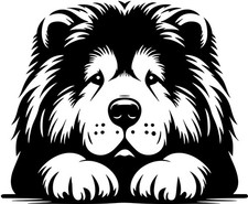 CHOW CHOW Aufkleber -