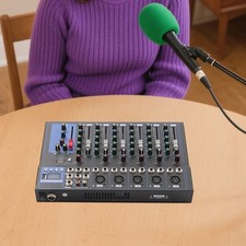 7-Kanal-Audiomischpult, Professionelles DJ-Audiomischpult, 7-Kanal-DJ-Mischpult