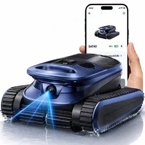 Poolroboter boden und wand mit - poolroboter,