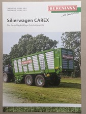 BERGMANN CAREX Silagewagen Ladewagen Prospekt Traktor Schlepper Bulldog