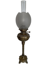 Antike französische lampe Petroleumlampe aus dem Jahr 1883