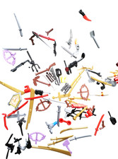 Lego Zubehör Waffen Minecraft Ninjago Reste Teile