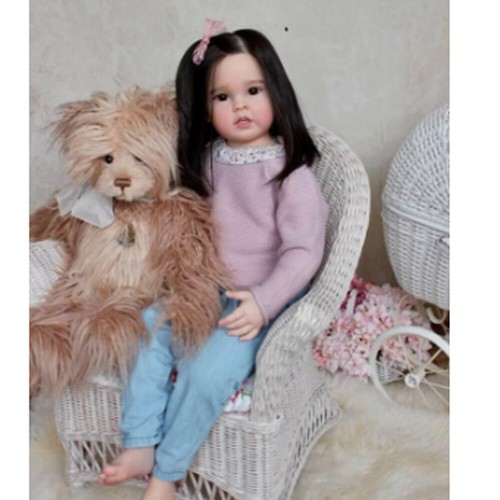 Finished reborn baby - 30", puppe