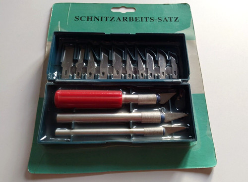 Schnitzarbeits satz skalpell - schnitzarbeits-satz,