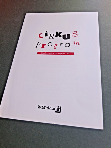 1992 gala programm - 1992, gala-programm