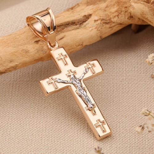 Orthodoxes kreuz rose - ,