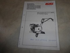 Orig. Ersatzteilliste Hako