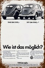 Blechschild VW VOLKSWAGEN 30 x