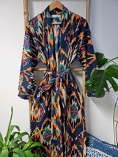 Lange Baumwolle Kimono