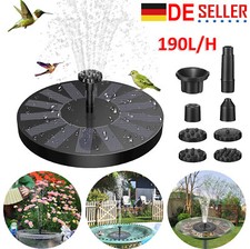 Solar Pumpe Teichpumpe Springbrunnen Wasserspiel Zierbrunnen Fontäne Schwimmende