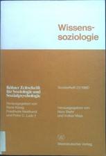 Wissenssoziologie. Kölner
