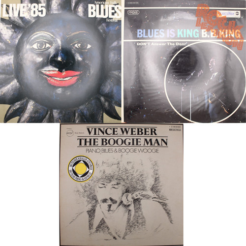 Schallplatten paket blues - 3x, &