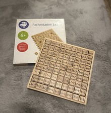 Rechenkasten 1x1 für Kinder | Holz 27,5cm x 27,5cm