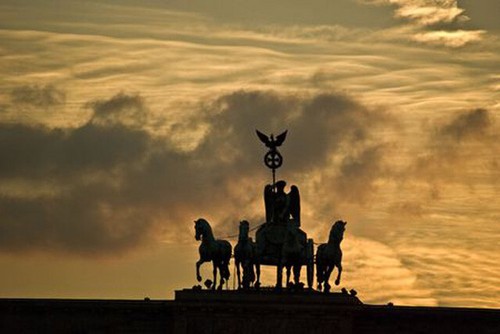 Wandbild quadriga auf dem - wandbild:,