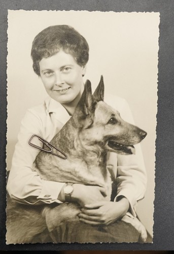 Foto portrait frau haustier - foto,
