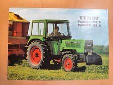 Fendt Farmer 102S 103S Prospekt Traktor Tractor brochure 50
