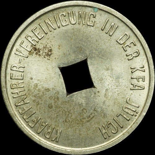 Wertmarke nickel marke - wertmarke:, fzj