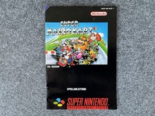 Super Nintendo SNES - Super Mario Kart - Anleitung Handbuch