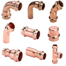 Kupfer Pressfittinge