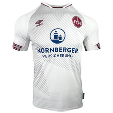 Umbro 1.FC Nürnberg Trikot Away Glubb FCN Club Saison 2018/2019 S Weiß