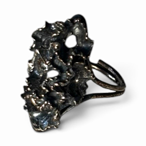 Vintage brutalist ring - brutalist,