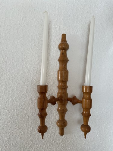 Wandkerzenhalter aus massivem