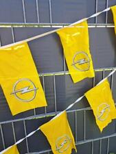 Opel Wimpel Fahnenkette Fahne Wimpelkette ca. 8,50 Meter lang 40 Fahnen Original
