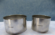 24825. Vorspeisenringe Dessertringe  Fackelmann Edelstahl 2 Stück