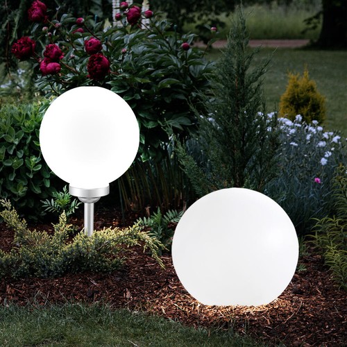 Gartenleuchte solarkugel - 2x,