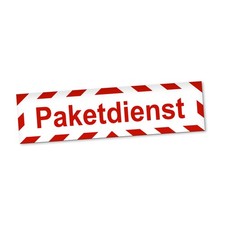 Paketdienst Magnetschild Auto