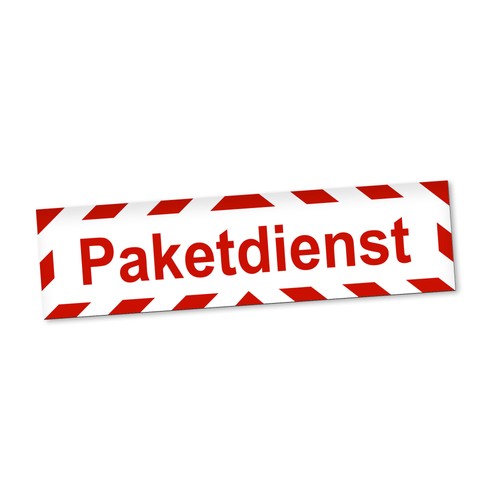 Paketdienst magnetschild auto - paketdienst,