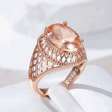 Luxus Damen Ring 585er Rolled