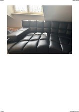 Bretz Ledercouch schwarz